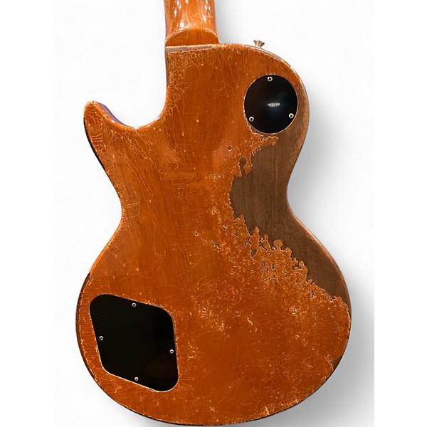 Used Gibson 1959 reissue les paul heavy age murphy lab Honey Burst Solid Body Electric Guitar