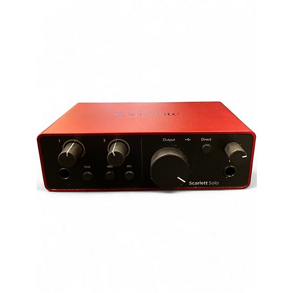Used Focusrite Scarlett Solo GEN 4 Audio Interface