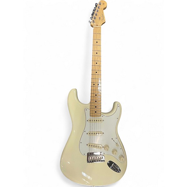 Used 2016 Fender American Professional Stratocaster SSS Olympic White Solid Body Electric Guitar