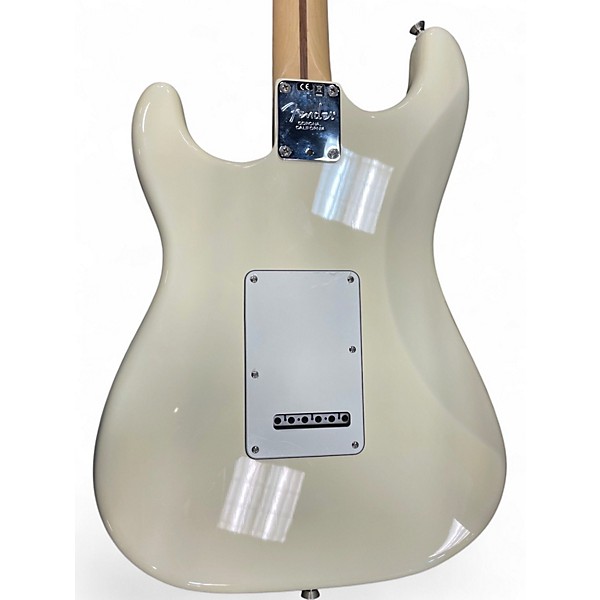 Used 2016 Fender American Professional Stratocaster SSS Olympic White Solid Body Electric Guitar
