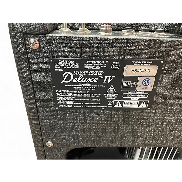 Used Fender George Benson Signature Hot Rod Deluxe 40W Tube Guitar Combo Amp