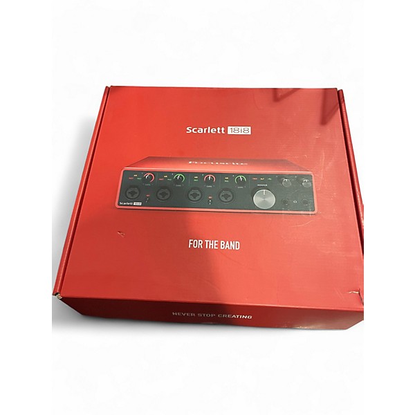 Used Focusrite Scarlett 18i8 Audio Interface