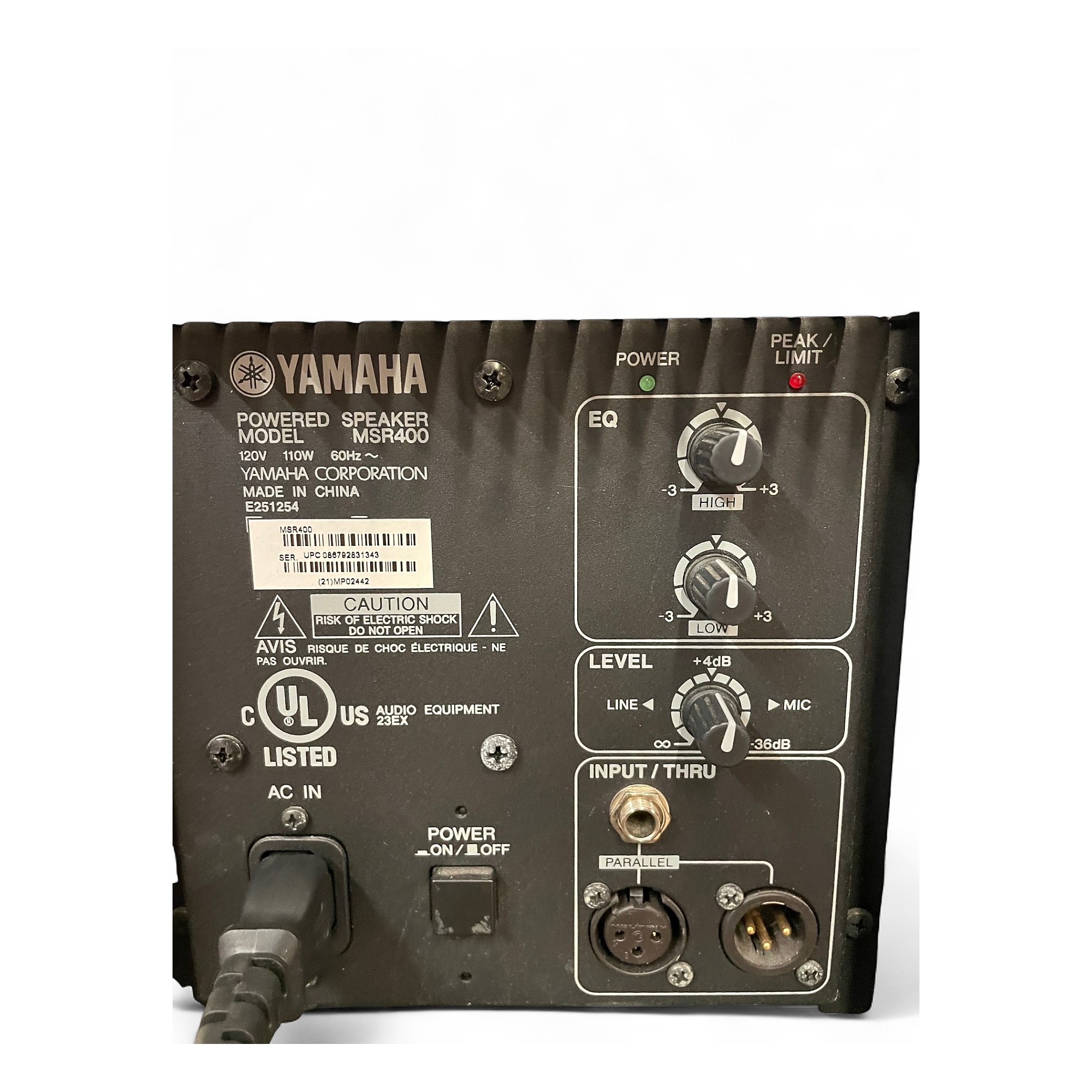 Used Yamaha MSR400 Powered Speaker | Guitar Center