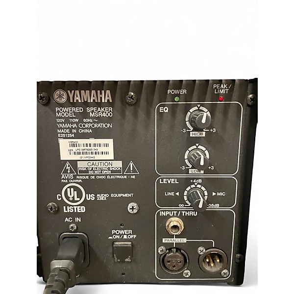 Used Yamaha MSR400 Powered Speaker