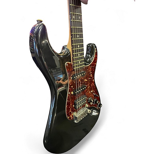 Used 2000s G&L USA Legacy Black Solid Body Electric Guitar