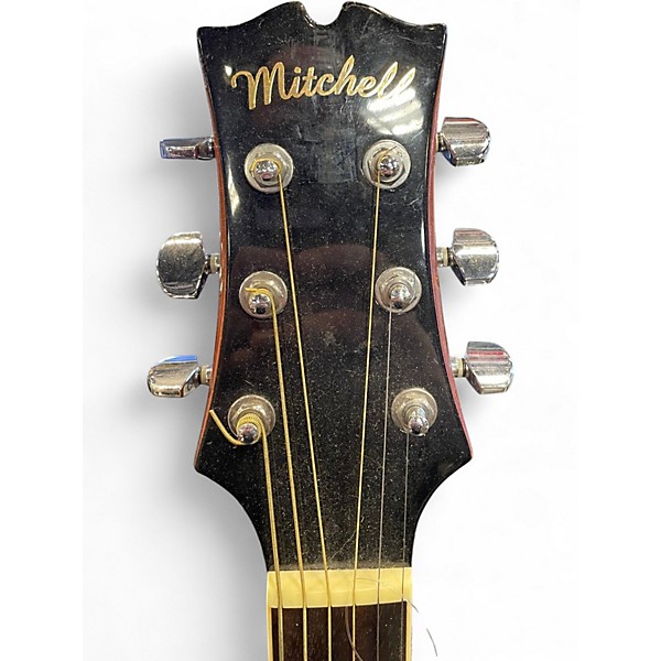 Used Mitchell MD100SCE Natural Acoustic Electric Guitar