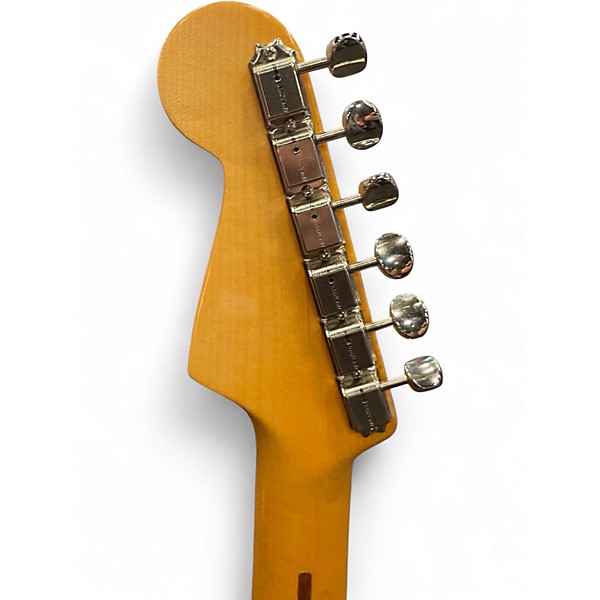 Used Fender 1959 American Vintage Stratocaster 2 Tone Sunburst Solid Body Electric Guitar