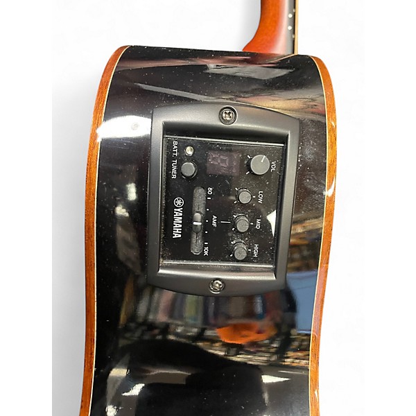 Used Yamaha  A1M Trans Black Acoustic Electric Guitar