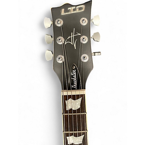 Used ESP LTD James Hetfield Truckster Black Solid Body Electric Guitar