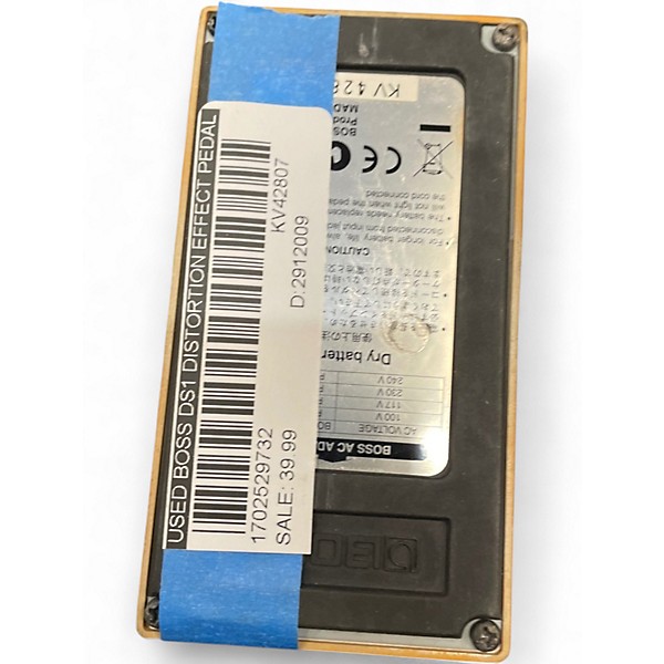 Used BOSS DS1 Distortion Effect Pedal