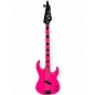 Used Dean Custom Zone 4-String Flourescent Pink Electric Bass Guitar thumbnail