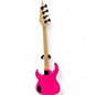 Used Dean Custom Zone 4-String Flourescent Pink Electric Bass Guitar