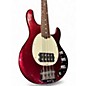 Used Ernie Ball Music Man Stingray Short Scale Raspberry Pearl Electric Bass Guitar