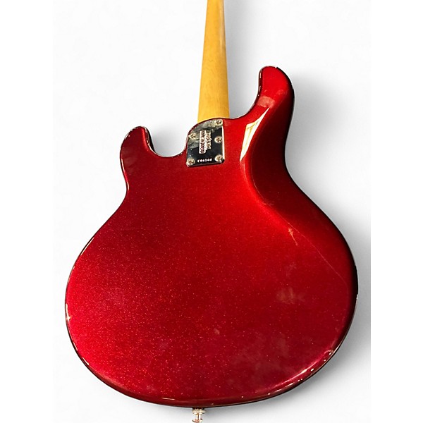 Used Ernie Ball Music Man Stingray Short Scale Raspberry Pearl Electric Bass Guitar