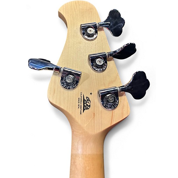 Used Ernie Ball Music Man Stingray Short Scale Raspberry Pearl Electric Bass Guitar