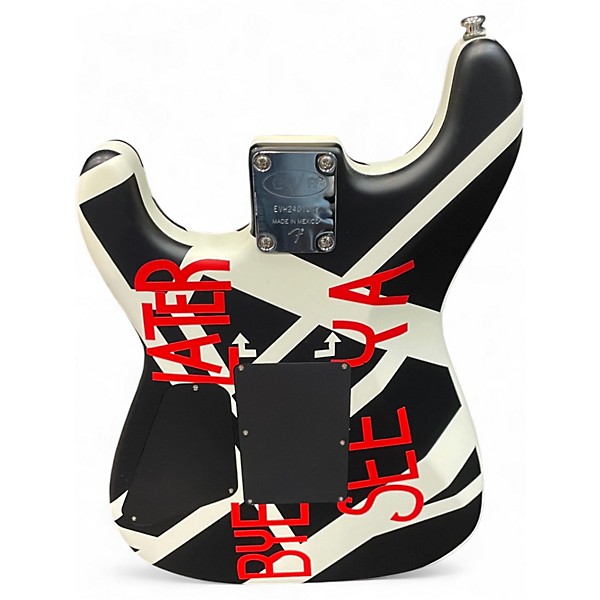 Used EVH Stripe Series Circles crop circles Solid Body Electric Guitar