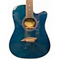 Used Kona K2 Trans Blue Acoustic Electric Guitar