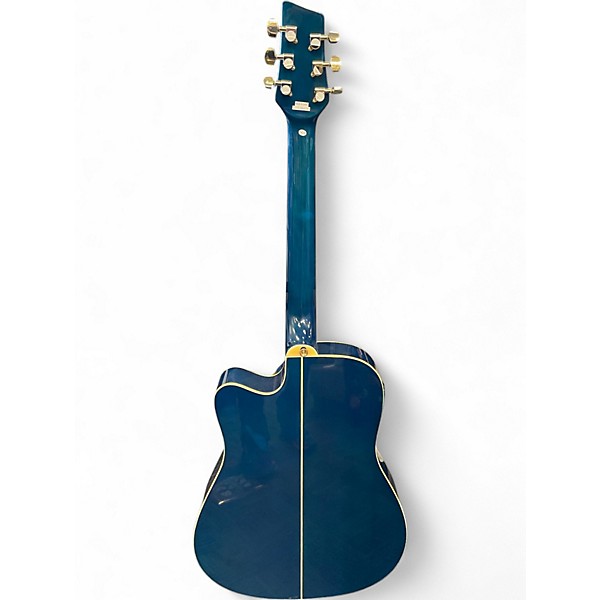 Used Kona K2 Trans Blue Acoustic Electric Guitar