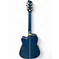 Used Kona K2 Trans Blue Acoustic Electric Guitar