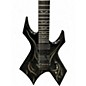 Used B.C. Rich KKW7 Kerry King Warlock 7 Black Solid Body Electric Guitar