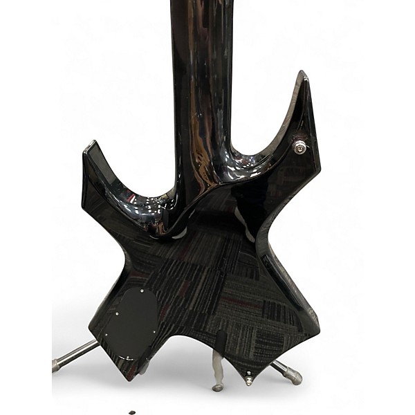 Used B.C. Rich KKW7 Kerry King Warlock 7 Black Solid Body Electric Guitar