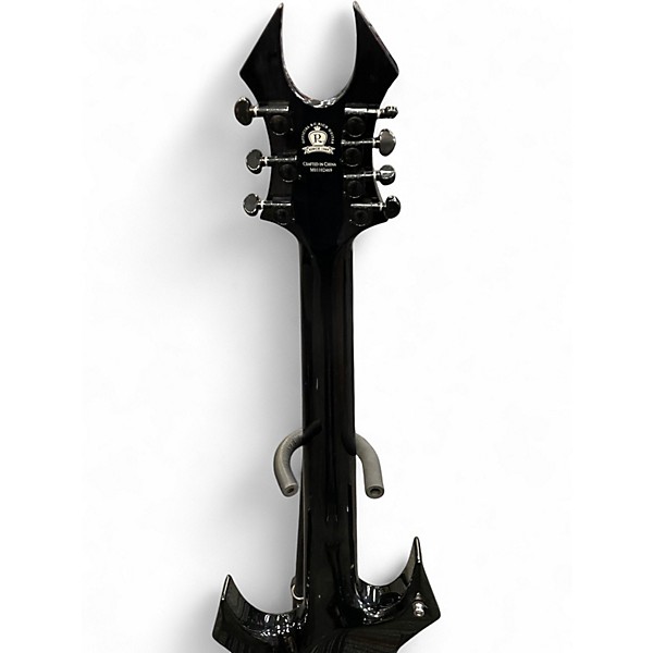 Used B.C. Rich KKW7 Kerry King Warlock 7 Black Solid Body Electric Guitar