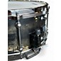 Used Battlefield Drums 6.5X14 USA Custom Snare Distressed "Ripped Jeans" Satin Drum