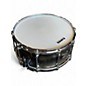 Used Battlefield Drums 6.5X14 USA Custom Snare Distressed "Ripped Jeans" Satin Drum
