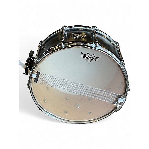 Used Battlefield Drums 6.5X14 USA Custom Snare Distressed "Ripped Jeans" Satin Drum