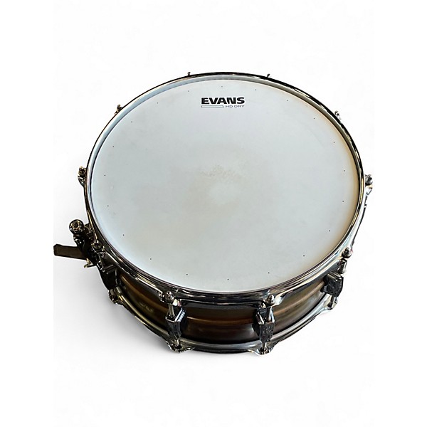 Used Ludwig 14X6.5 Raw Bronze Phonic Raw Bronze Drum