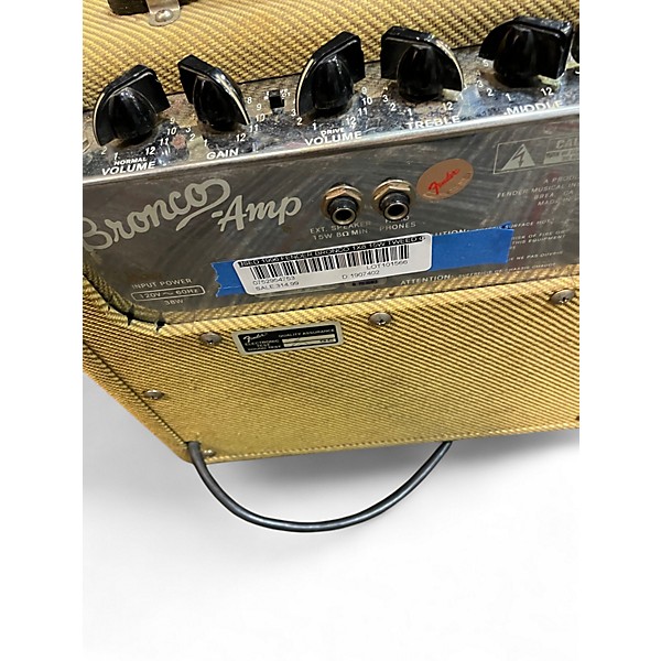 Used 1996 Fender Bronco 1x8 15W Tweed Guitar Combo Amp