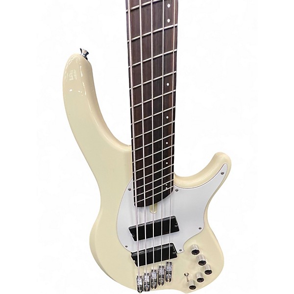 Used Dingwall COMBUSTION 5 Vintage White Electric Bass Guitar