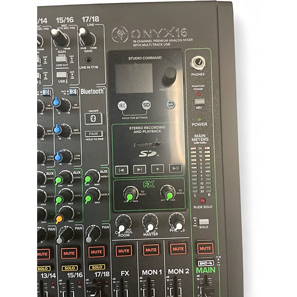 Used Mackie ONYX 16 Unpowered Mixer