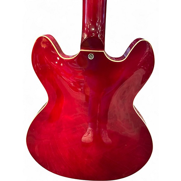 Used Firefly JSN Red Hollow Body Electric Guitar