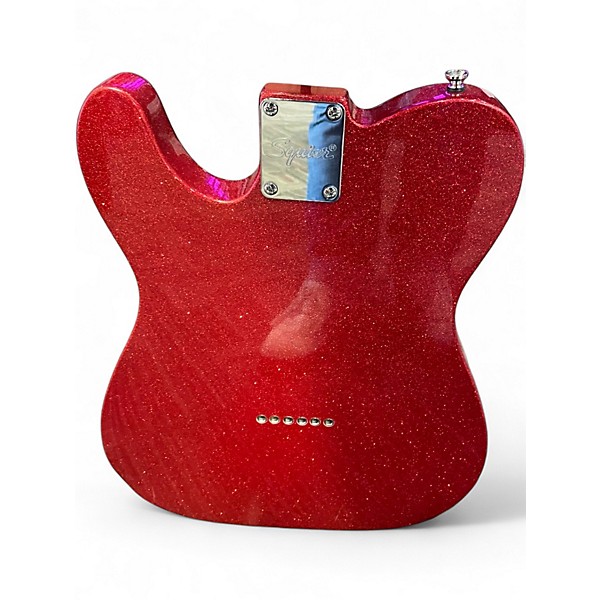 Used Squier Bullet Telecaster Red Sparkle Solid Body Electric Guitar