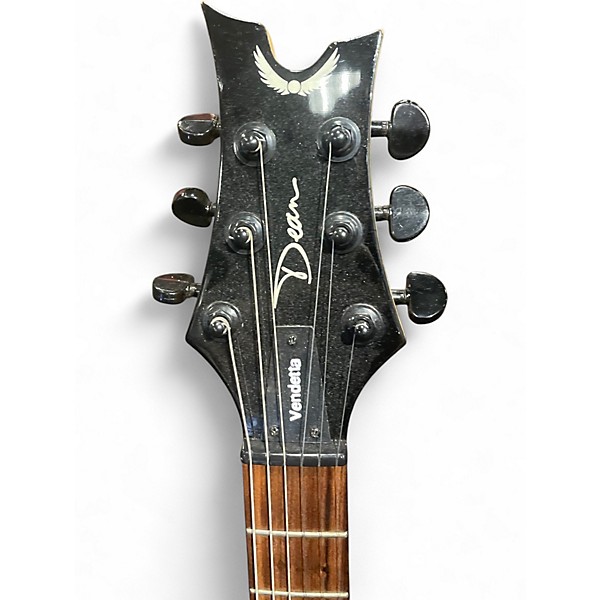 Used Dean VENDETTA Candy Apple Red Solid Body Electric Guitar