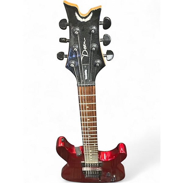 Used Dean VENDETTA Candy Apple Red Solid Body Electric Guitar