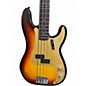 Used 2023 Fender Ltd 59 Precision Bas Journeyman Relic 3 Tone Sunburst Electric Bass Guitar