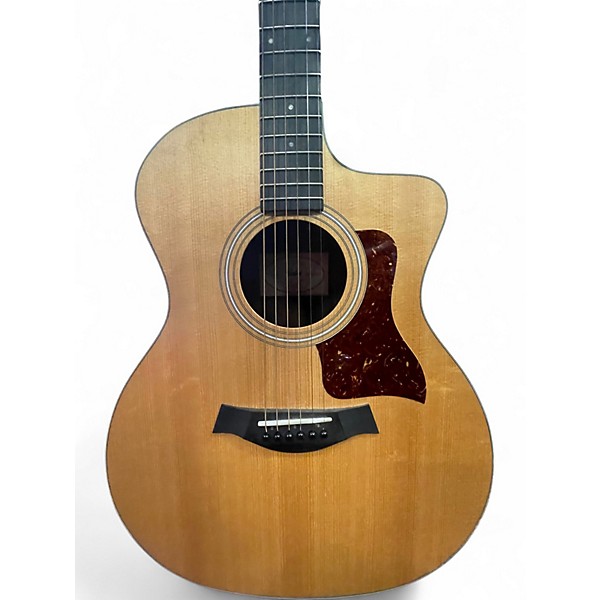 Used Taylor 214CE Natural Acoustic Electric Guitar