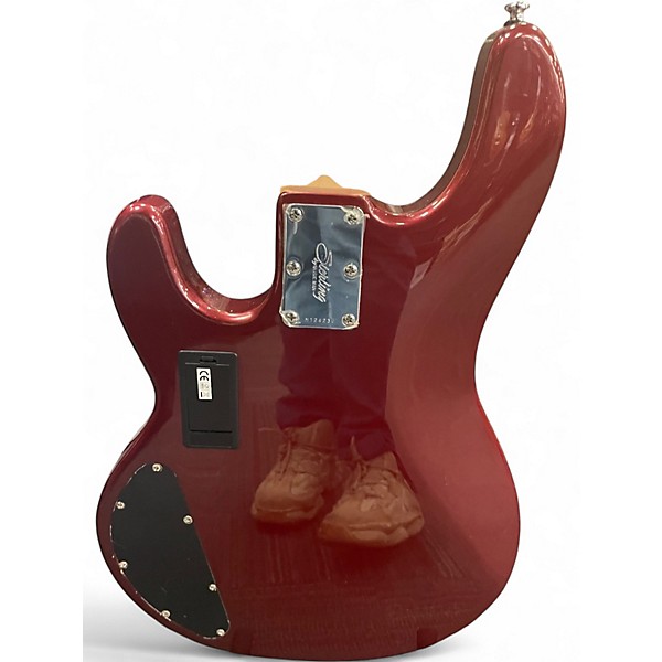 Used Sterling by Music Man Sub 4 Cherry Electric Bass Guitar