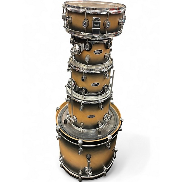 Used 2010 PDP by DW 5 Piece FS SERIES Tobacco Burst Drum Kit