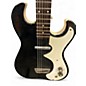 Vintage 1960s Silvertone 1448 Black Solid Body Electric Guitar