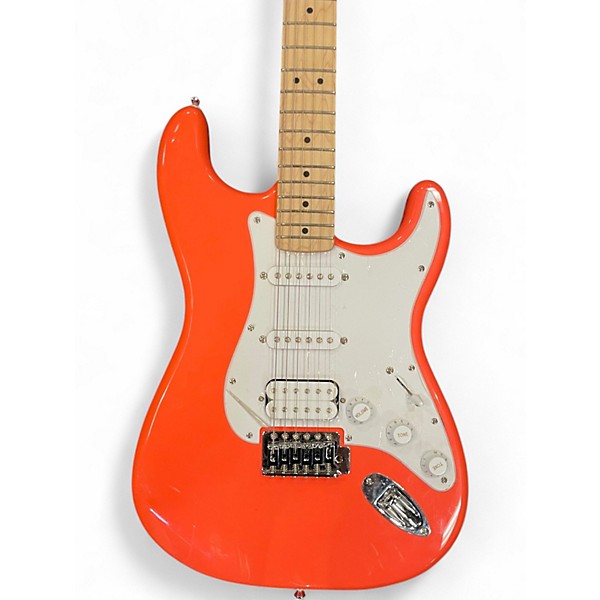 Used Squier Sonic Stratocaster HSS Tahitian Coral Solid Body Electric Guitar