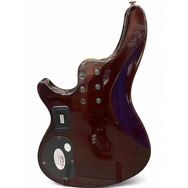 Used Schecter Guitar Research Omen Extreme 4 String SUNBURST Electric Bass Guitar