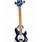 Used OLP StingRay Metallic Blue Electric Bass Guitar thumbnail