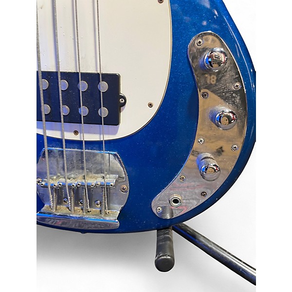Used OLP StingRay Metallic Blue Electric Bass Guitar