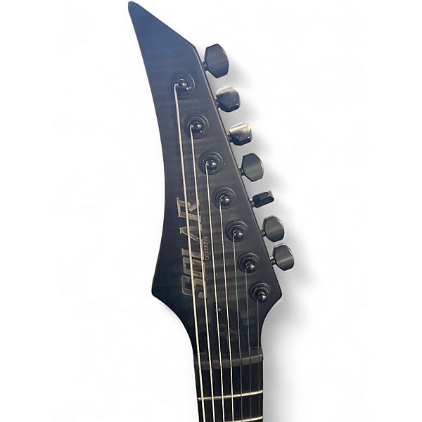 Used 2020s Solar Guitars V17FBB Trans Black Solid Body Electric Guitar