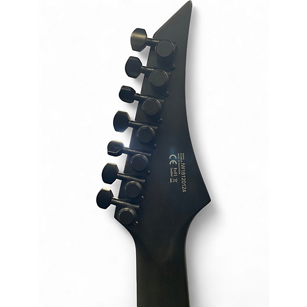 Used 2020s Solar Guitars V17FBB Trans Black Solid Body Electric Guitar