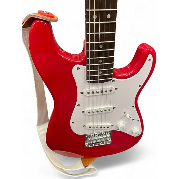 Used Squier Mini Affinity Stratocaster Candy Apple Red Electric Guitar