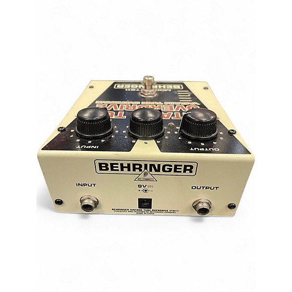 Used Behringer VT911 Vintage Tube Overdrive Effect Pedal